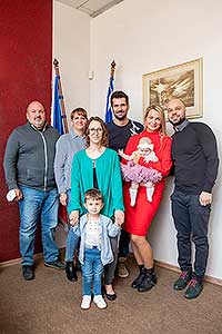 Vítání občánků v obci Dolní Třebonín 10.10.2021, foto: Lubor Mrázek