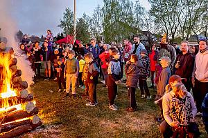 Pálení čarodějnic, Dolní Třebonín 30. 4. 2026, foto: Lubor Mrázek