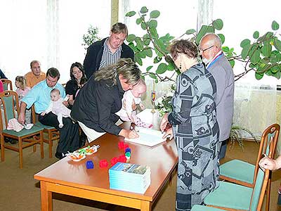 Vítání občánků obce Dolní Třebonín 14.5.2011