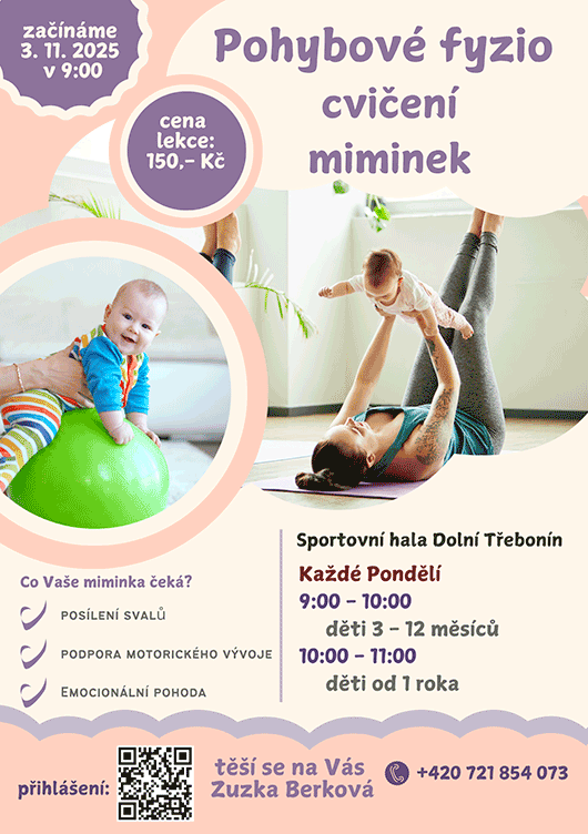 Phybové fyzio cvičení miminek Phybové fyzio cvičení miminek